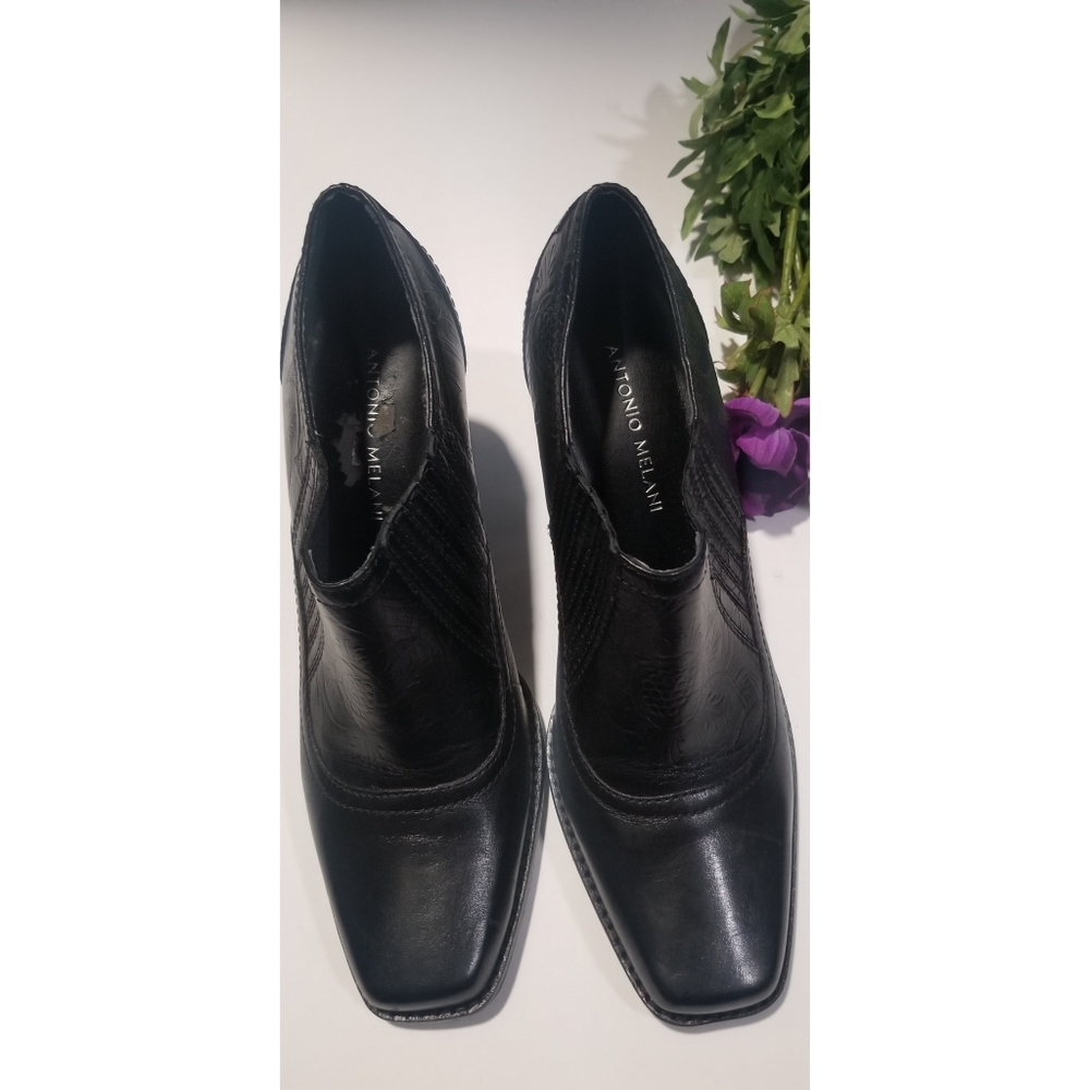 Genuine Leather Antonio Melani Ankle Booties